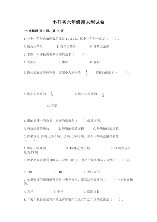 小升初六年级期末测试卷（综合卷）.docx