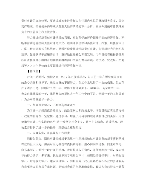 精编之单位审计年工作计划范文.docx