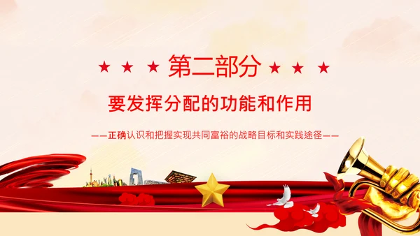 谈实现共同富裕党课党支部党校PPT课件