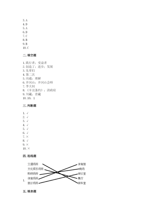 部编版五年级下册道德与法治 期末测试卷及完整答案（各地真题）.docx