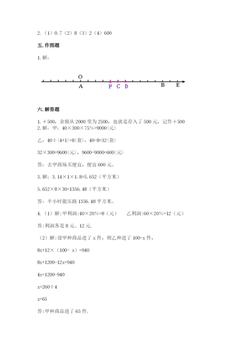 阳江市小升初数学测试卷精品有答案.docx