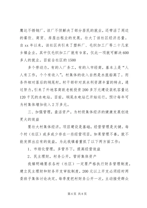 发展壮大村级集体经济工作报告 (2).docx