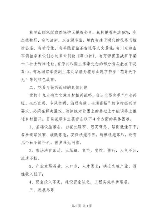 乡镇基本情况调研报告.docx