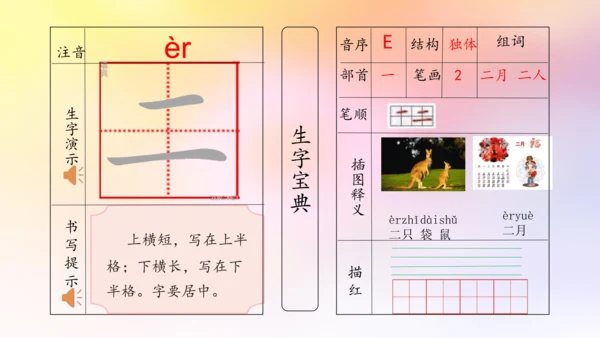 【拼音生字宝典】统编版语文一上第一单元生字课件(共38张PPT)
