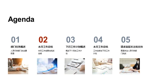 人资行政月度总结及展望
