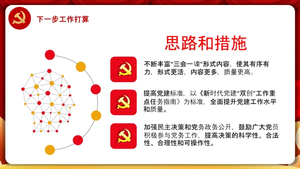 党委党支部书记述职报告工作总结党建经验PPT