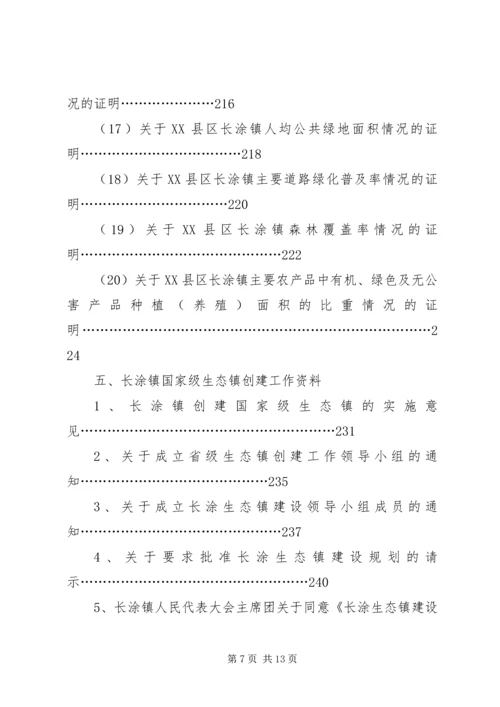 关于XX镇申报“国家级生态镇”的请示 (2).docx