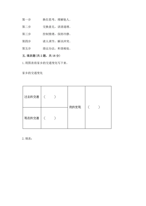 部编版四年级下册道德与法治《期末测试卷》附参考答案（a卷）.docx