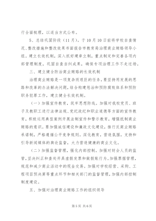 学校反商业贿赂实施方案.docx