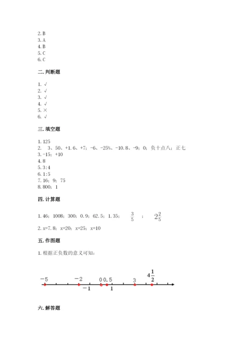 兴义市六年级下册数学期末测试卷【word】.docx