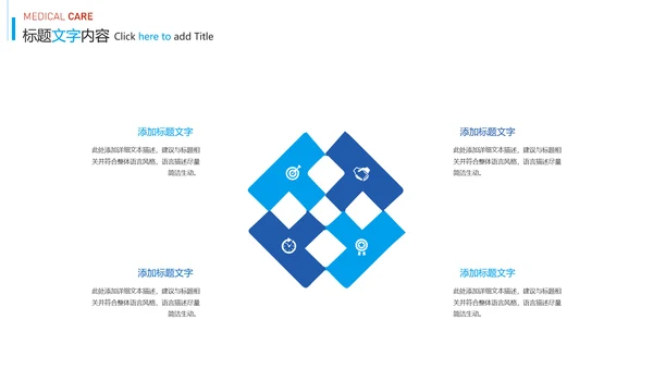 蓝色时尚医疗报告医学研究工作总结PPT模板