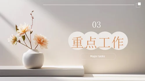 莫兰迪色文艺风个人述职报告PPT模板