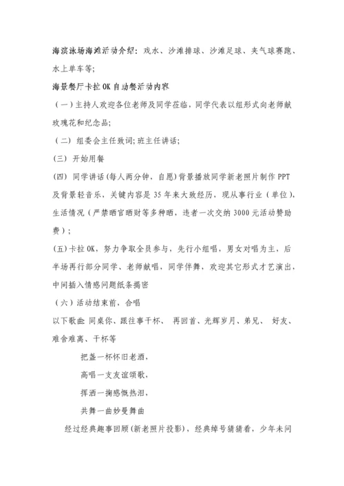 相聚三十五周年初中同学聚会活动专业方案.docx