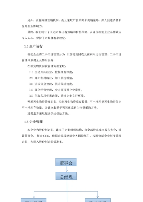 互联网二手市场综合项目商业专题计划书.docx