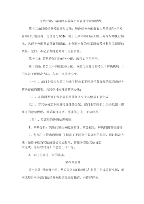 公司部门任务分配管理制度.docx