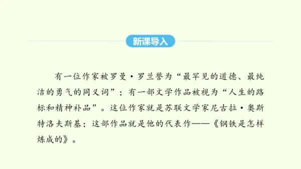 第六单元名著导读《钢铁是怎样炼成的》 统编版语文八年级下册 同步精品课件