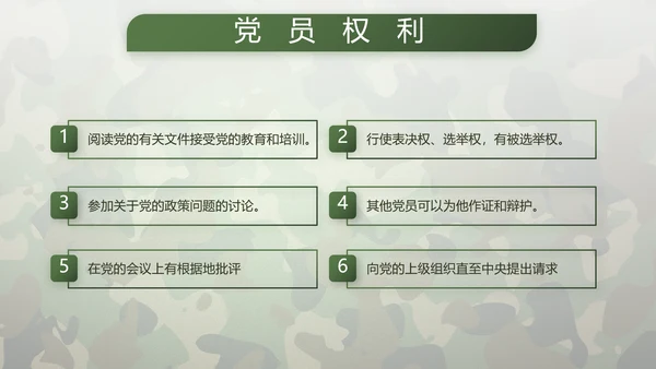 迷彩风格青春梦强军梦八一部队军事PPT