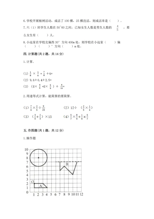 小学数学六年级上册期末考试卷附完整答案【网校专用】.docx