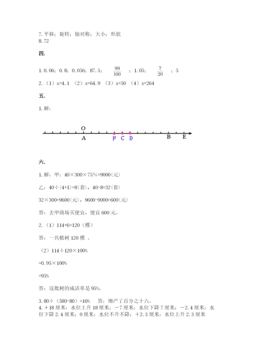 洛阳市小学数学小升初试卷附答案（综合题）.docx