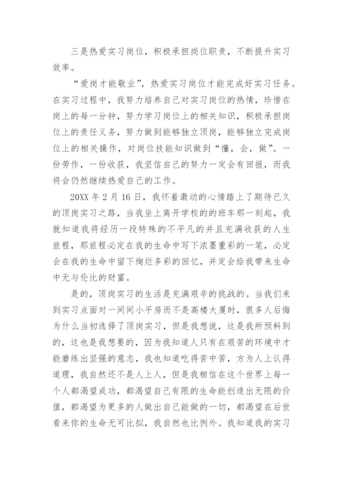 大学生的顶岗实习总结.docx