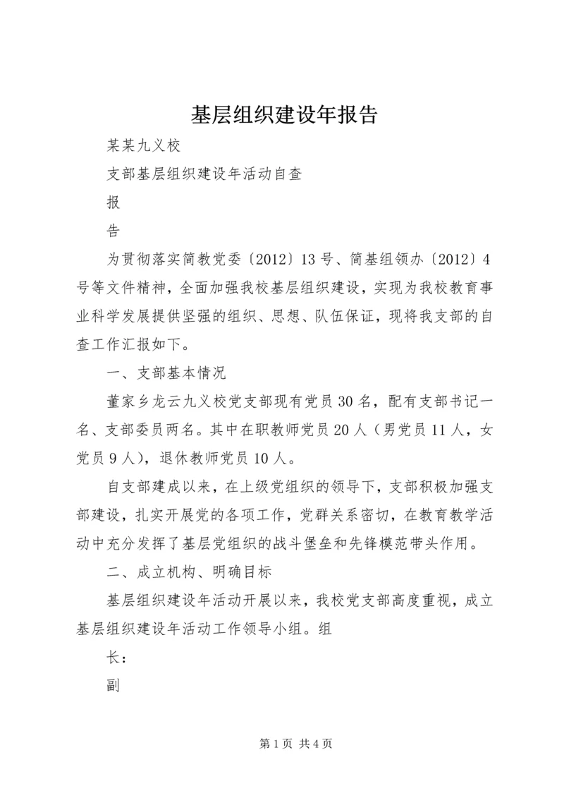 基层组织建设年报告.docx