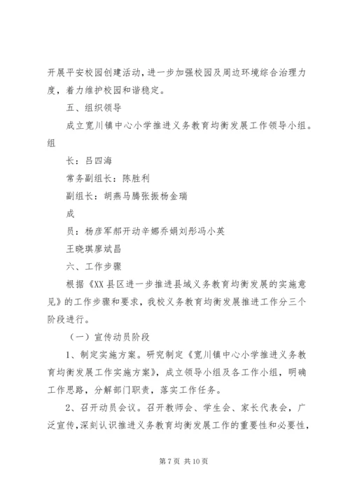 鲁口镇中心小学义务教育均衡发展实施方案 (2).docx