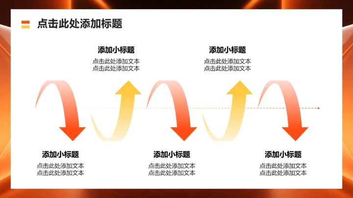 橙黄色商务风大学生就业发展报告PPT模板