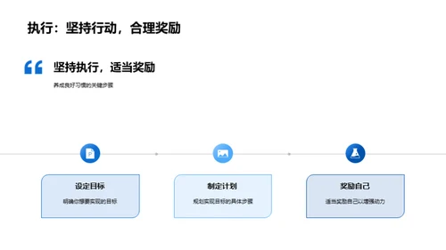 初三之旅，习惯铸就