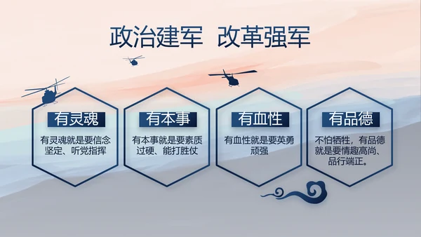 部队军事征兵宣传年年终总结动态PPT