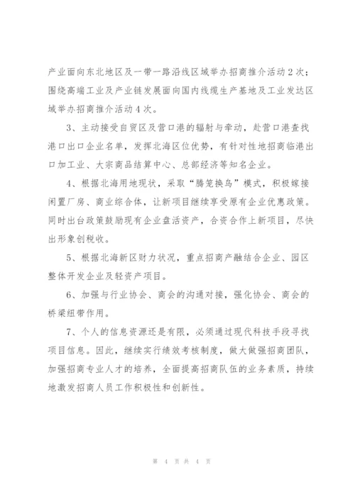 新区招商局工作总结及明年工作安排.docx