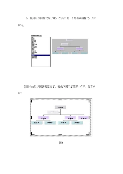 组织结构图制作方法