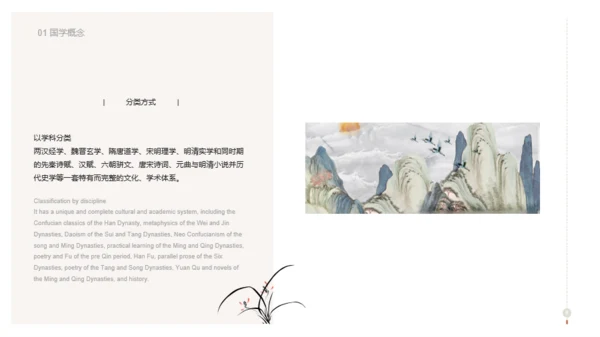 白色中国风国学经典文化培训课件PPT素材
