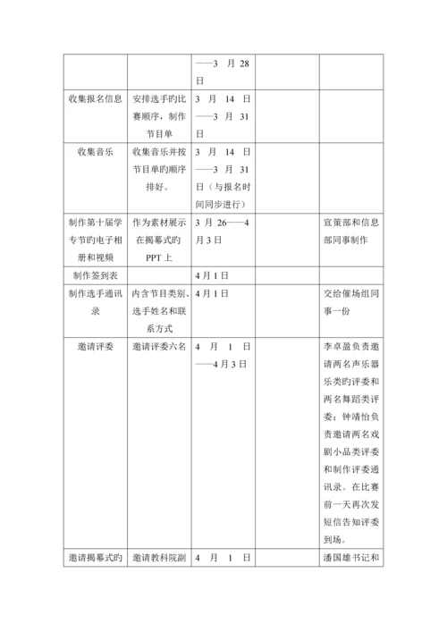 才艺展示大赛活动专题方案.docx