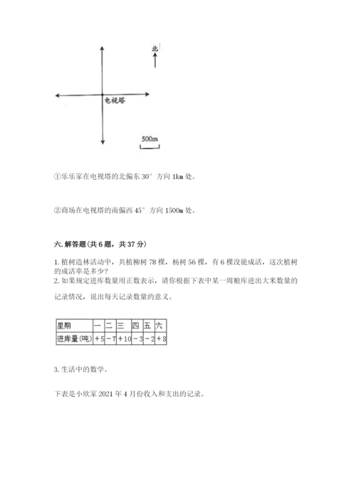 北师大版六年级下册数学 期末检测卷含答案【新】.docx