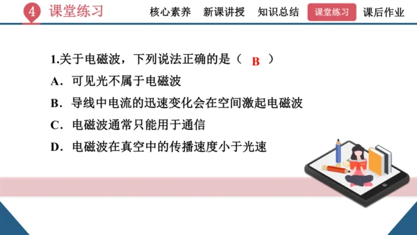 九年级全一册物理同步精品课堂（人教版）21.2《电磁波的海洋》（同步课件） 22页ppt