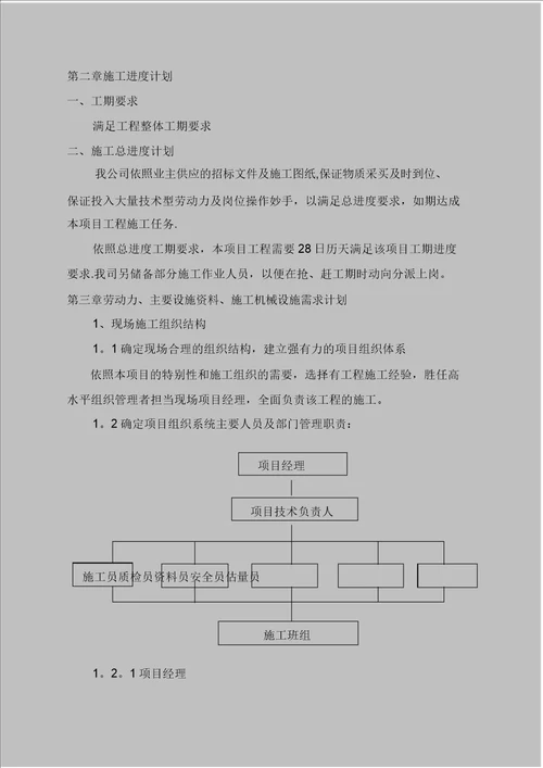 消防工程施工组织设计方案完整版