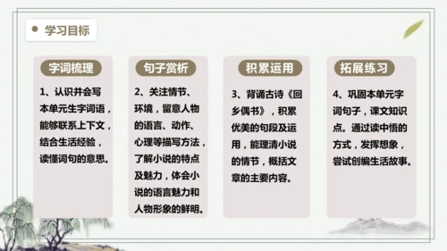 【学霸提优】统编版语文六上（ 第四单元重难点梳理复习）（课件）