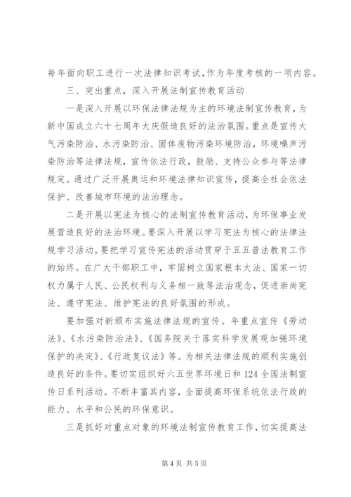 某年六五普法工作计划范文两篇.docx