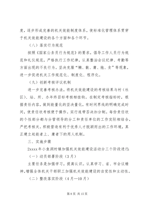 机关行政效能工作计划_1.docx