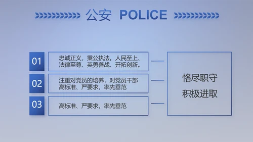 蓝色大气扫黑除恶专项斗争动态PPT