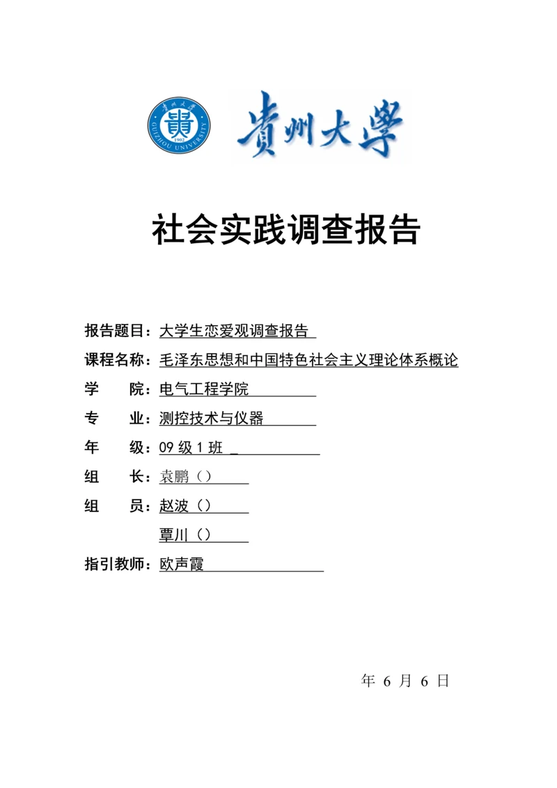 大学生恋爱观实践调查汇总报告.docx