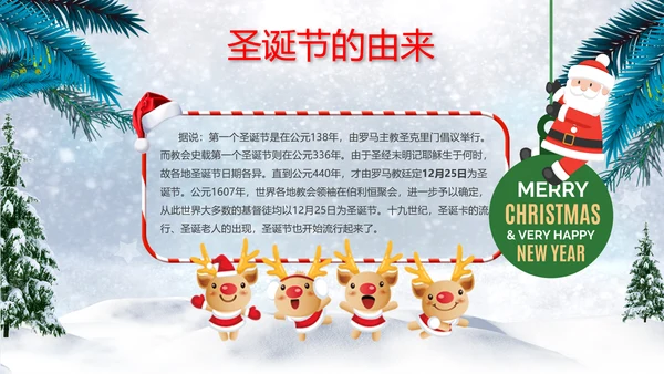 圣诞快乐圣诞节组织活动策划方案PPT模板