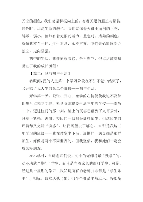 我的初中生活作文-7.docx