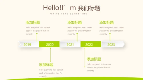 绿色简约婴幼儿用品宣传动态PPT