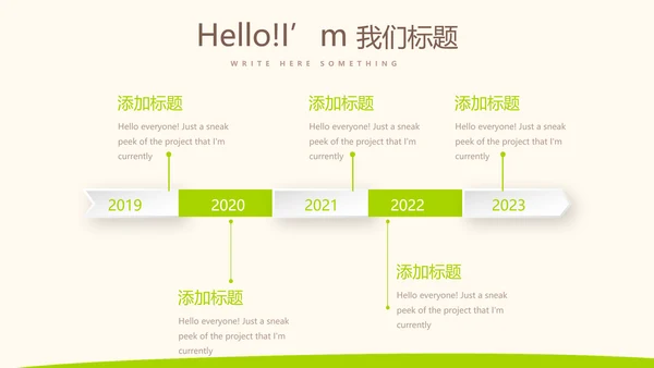 绿色简约婴幼儿用品宣传动态PPT