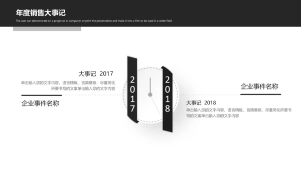 欧美风2019年终工作总结述职报告PPT