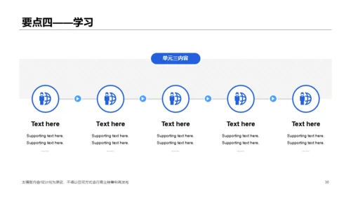 白色网络在线课程培训课件PPT案例