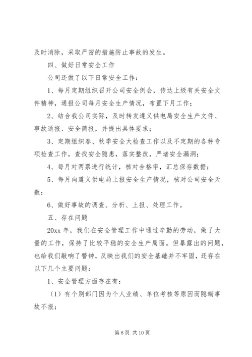 在电力公司职工代表大会上的工作报告 (2).docx