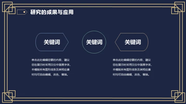 蓝色毕业论文开题报告通用PPT模板