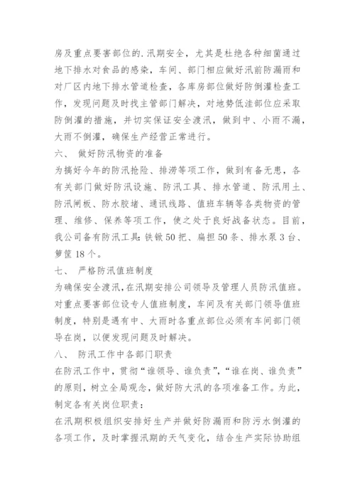 防洪防汛措施及应急预案.docx